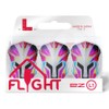 LSTYLE EZ L1 Prime Series Rainbow Clear White Dart Flights