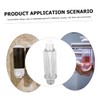 iplusmile Wall Mounted Bathroom Soap Dispenser Holder Single Compartment Silver