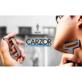 Carzor Portable Folding Mini Credit Card-sized Razor Man's Shaver