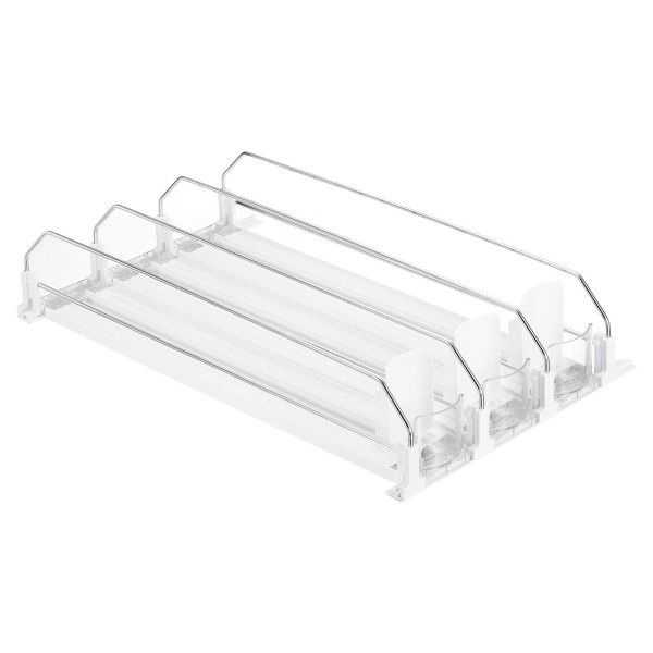 Zaplyte 3pcs Drink Organizer for Refrigerator Self-Pushing Soda Can Organizer
