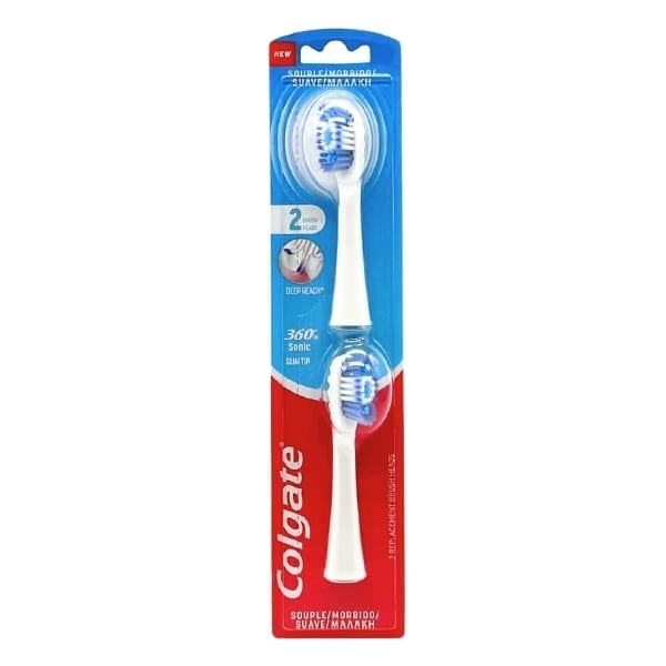 Colgate 360 Sonic Slim Tip Heads Soft 2 pcs