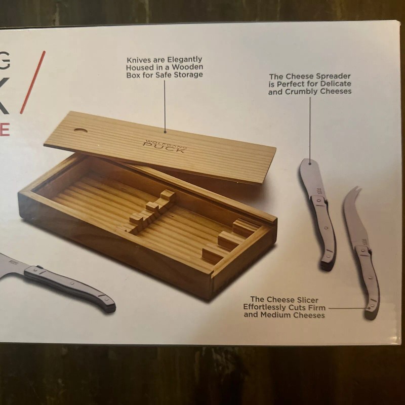 Wolfgang Puck NEW Wolfgang Puck 3 Piece Cheese Knife Set