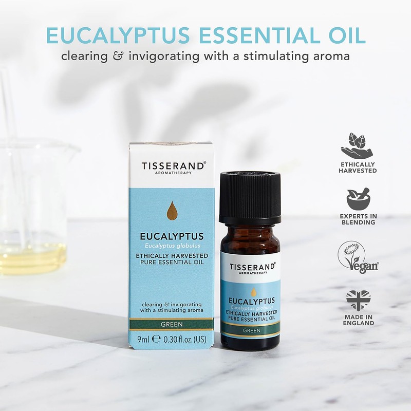 Tisserand Aromatherapy | Eucalyptus Ethically Harvested Essential Oil | 100%