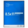 No Brand Mainstays 8.5x11 Front Loading Document Picture Frame, Black,
