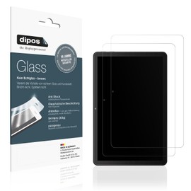 dipos I 2x Screen Protector 9H Matte Compatible with Aiwa Tab AE10 Protective Film Anti-Shock Film