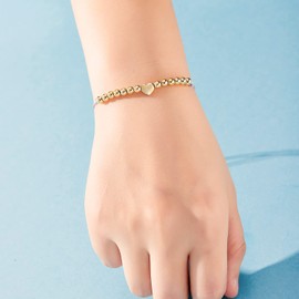 ALoveSoul 13th Birthday Gifts for Girls Adjustable Sterling Silver 13 Beads Bracelet Birthday Presents for 13 Year Old Girls