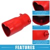 X AUTOHAUX Car Exhaust Tip Heart Shaped Tail Pipe 2.48Inch