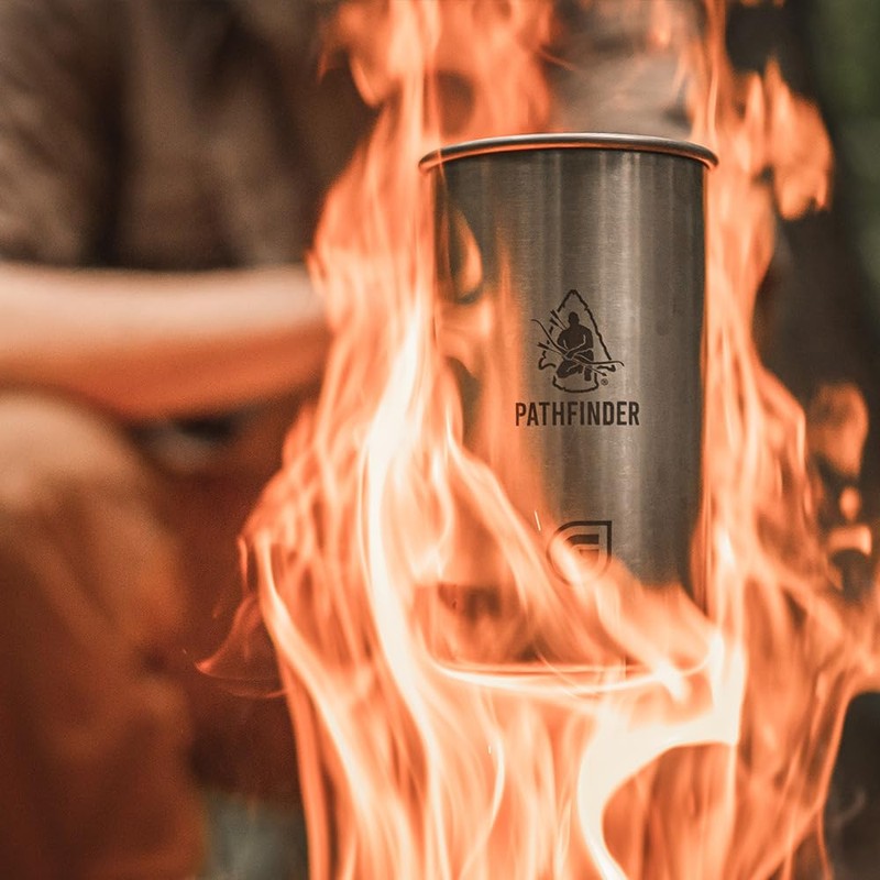The Pathfinder School X Geopress Nesting Cup with Lid –