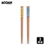 Yamakasyoten Moomin Scandinavian Taste Chopsticks (Wakasa Lacquer, Set of 2,