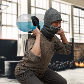 LyeXD Aqua Bag Adjustable Training Water Bag, Portable Stability Fitness Equipment Fitness Water Weight Aqua Bag, Workout Sandbag Alternatives Water Bags for Weight Training for Home Gym (15kg)