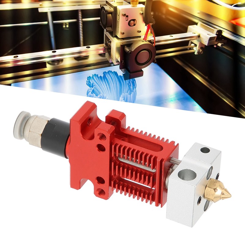 Full Assembled Hot End Kit Efficient Heat Dissipation Slot Hollow