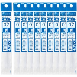 ぺんてる ボールペン替芯 ビクーニャ 0.7mm XBXM7H-C 青 10本