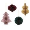 MoDiBa Christmas Decoration, 8 Pendant Set, 2 x Ornament, Tree,
