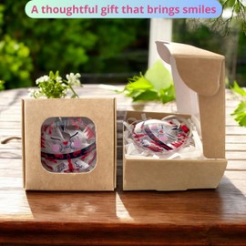 BAQDOVAVN Lucky Cat Keychain Cute for Women Fortune Key Chains For Girls, Fortune Accessories for Gift Wallet Purse Bag Wealth Fortunes Keychains (Red)