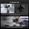 SMALLRIG 4″ Suction Cup Camera Mount, Car Mount for Cameras/Smartphones