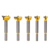CENPEK 5 Pieces Carbide Drill Bit Set, Hinge Hole Saw
