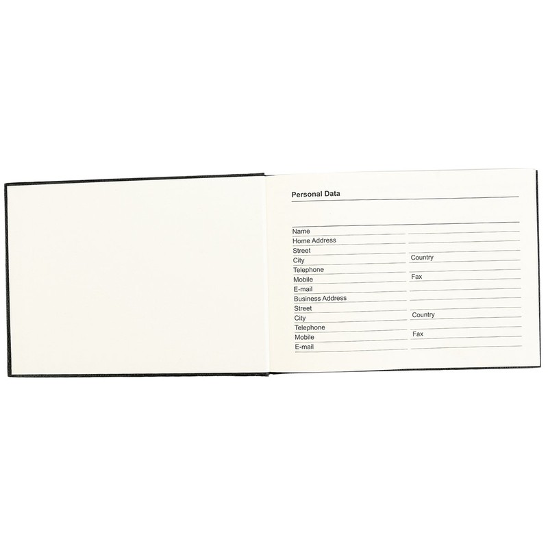 Arpan Deluxe Visitor Book Black for Business/Hotels/Guest Houses/Reception