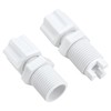 LT Easiyl 2pcs Chlorinator Check Valve Compression Nut Inlet Fitting