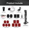QUOTRE Camera Helmet Mount Accessory Kit Motorcycle Helmet Action Cameras
