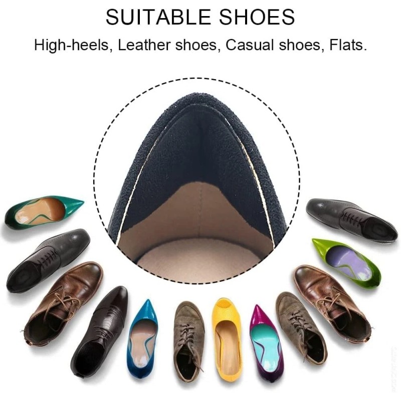 Dr.foot Heel Grips For Men And Women, Self-adhesive Heel Cushion