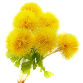 Riverbyland Artificial Flowers Yellow Dandelion 6 pcs