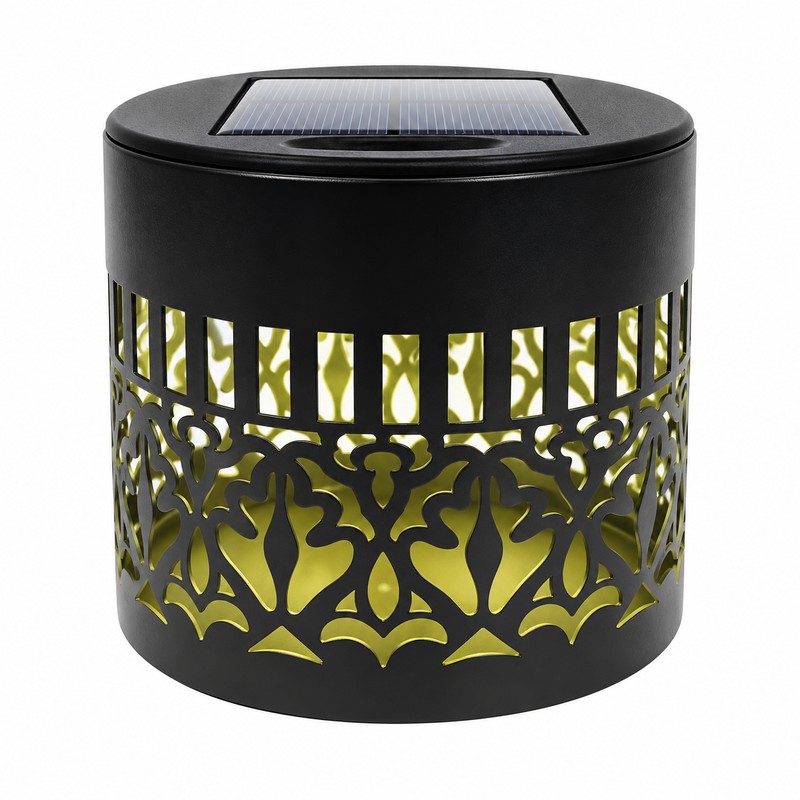Outdoor Solar Fence Light – IP65 Metal LED Wall Lamp