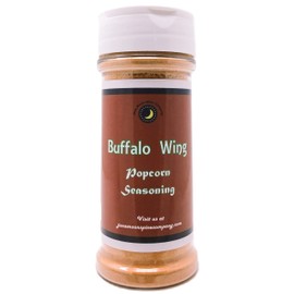 Premium | Buffalo Wing Popcorn Seasoning | Large Shaker | Crafted in Small Batches with Farm Fresh Ingredients for Premium Flavor and Zest