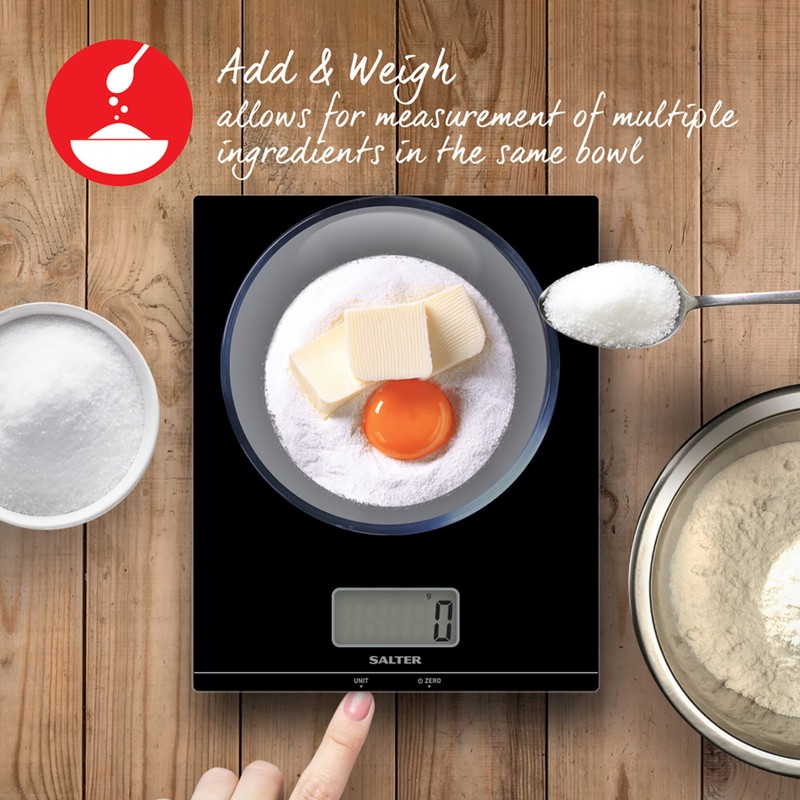 Salter 1172 BKDR Premium Large Platform Electronic Scale – Digital