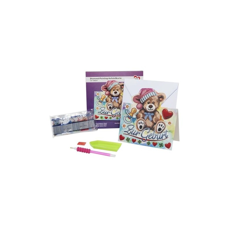Ideen mit Herz Diamond Painting Display Card | 370 g/m²