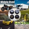 MEAJOO 4PCS Pool 8 Ball Style Tire Valve Stem Caps,