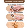 Walnut clip Walnut Cracker Tools for Pecans Pecan, Multifunctional Serrated