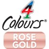BIC 4 Colours Shine Rose Gold Barrel Pack of 5