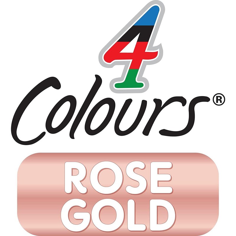 BIC 4 Colours Shine Rose Gold Barrel Pack of 5