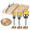 MSMint Dish Bit, Set of 3, 0.2 inch (6 mm)