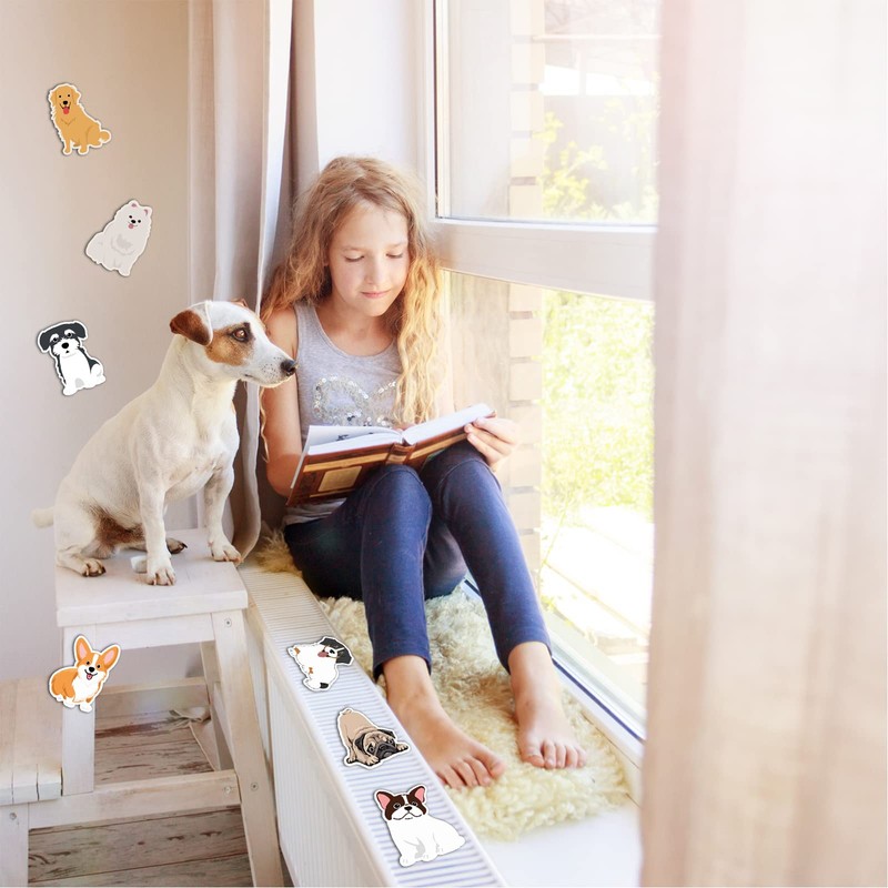 Hotop 36 Pads Cute Dog Sticky Notes Dog Notepads Bulk
