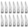 Qimoo 120 Pcs Exacto Knife Blades, 2 High Carbon Steel