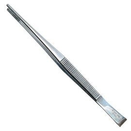 P.Tool 04617 All-Stainless Steel Tweezers, 7.1 inches (180 mm), Straight Tip, Long