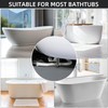 YYinno Flexible Bathtub Drain Pipe, Upgraded No-leak Low Profile 1
