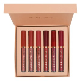 Set De 6 Pintalabios Líquidos Velvet Mate Mate Mate, 2,5 Ml*