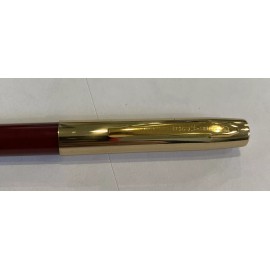 Fisher Vintage Fisher Space Pen Maroon Barrel Gold Cap Black Ink NOS Tested