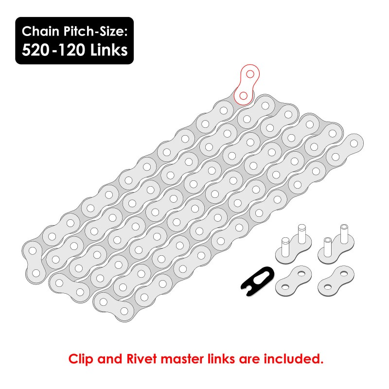Celox Drive Chain for Polaris Xplorer 400 4X4 1995-2002