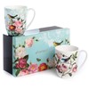 McIntosh Bird Garden Set of 2 Fine Bone China Mugs