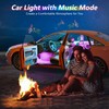 Bluetooth Ambient Lighting for Cars, Tasmor RGB, LED Interior Lighting