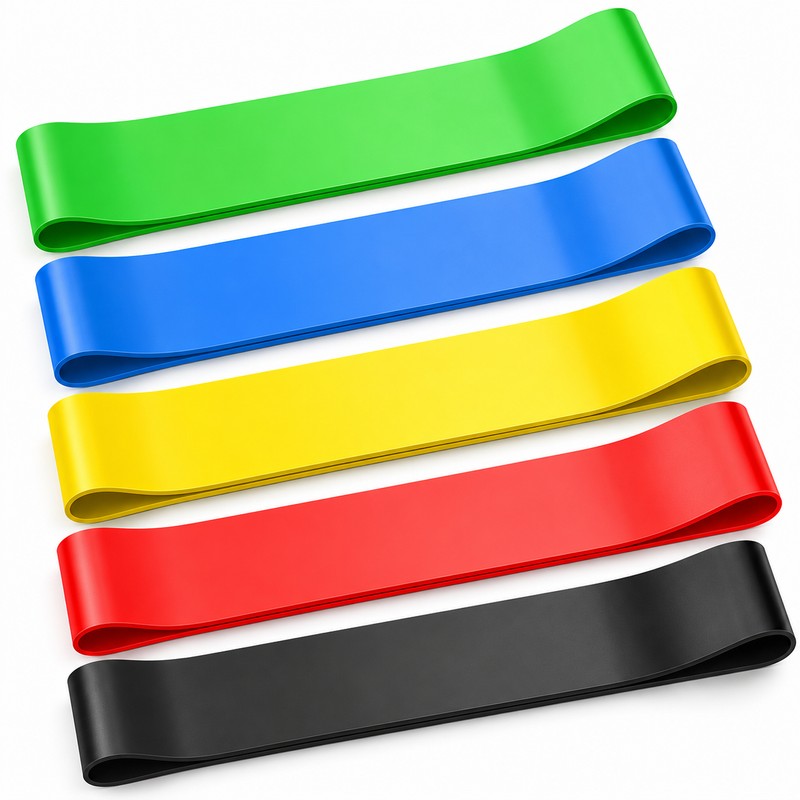 5-Piece Resistance Bands Set for Full-Body Workouts – 5 Resistance
