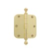Grandeur Hardware 824306 3.5" Acorn Tip Residential Hinge with 5/8"