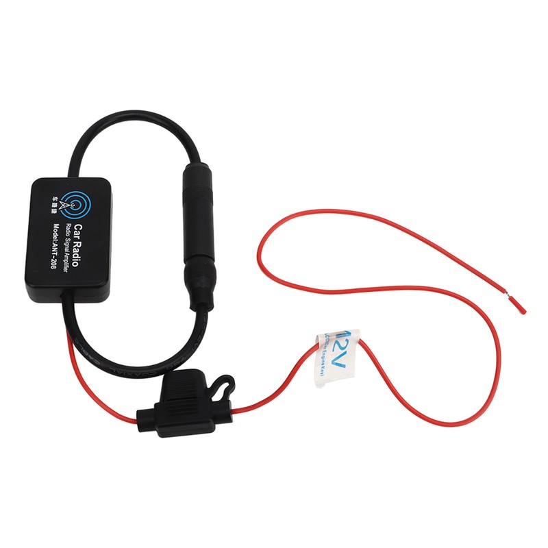Car Stereo FM Radio Antenna Signal Booster Amplifier 25‑30dB Audio