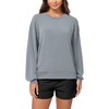 ODODOS Modal Soft Oversized Sweatshirts for Women Crew Neck Long