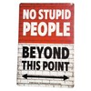 AMERICAN WIT 8" x 12" Vintage Metal Tin Sign -