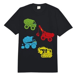 Tonka Color Pop Construction Trucks Toy Icons Comfort Colors Adult Heavyweight T-Shirt