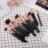 Docolor Pro Makeup Brushes Sets 15 Pieces Perfectly apply powder,